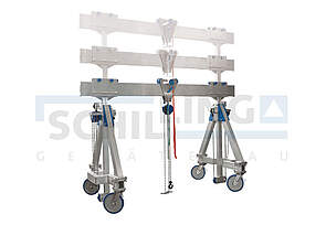 Fast construction gantry crane / lifting adjustment
