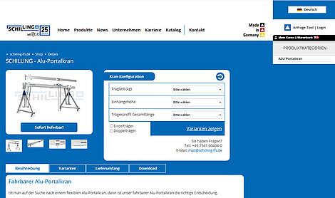 Online enquiry tool