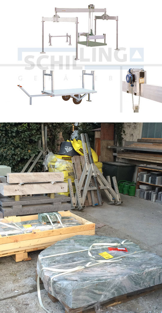 stonemason craft lifting equipment